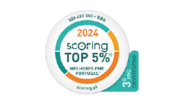BBG, SA, grupo del que forma parte la marca HYLINE, ha sido distinguida como una de las TOP 5% MEJORES PYMES DE PORTUGAL - Edición 2024, en términos de Rendimiento y Fortaleza Financiera, según el método ScorePME. Esta certificación reconoce la calidad de nuestra gestión, la confianza de nuestros clientes y, sobre todo, la excelencia y dedicación de todo el equipo.